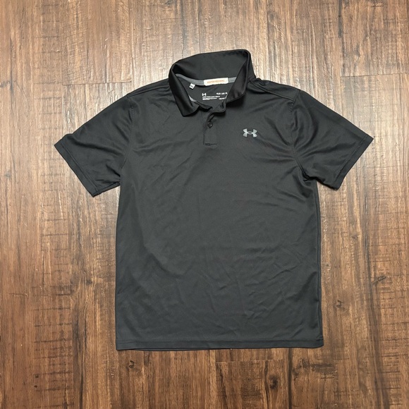Under Armour Other - Under Armour Black Performance Polo Shirt boys L